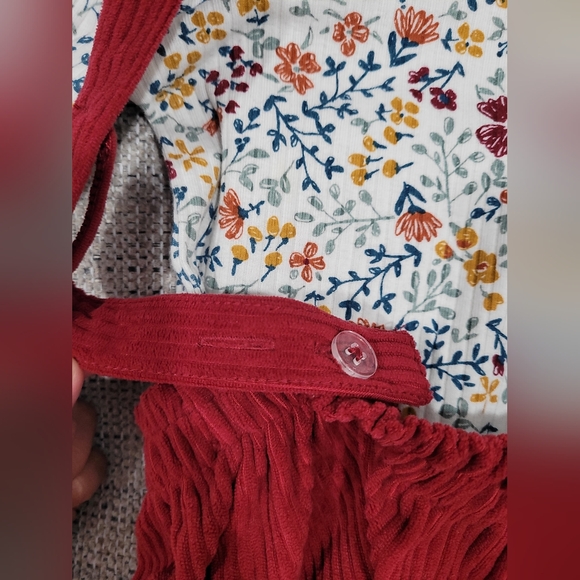 Toddler girl 3t burgundy dress - Picture 8 of 8